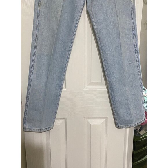 Wrangler Men’s Vintage Straight Leg Jeans 32x34 Light Blue - Picture 5 of 15
